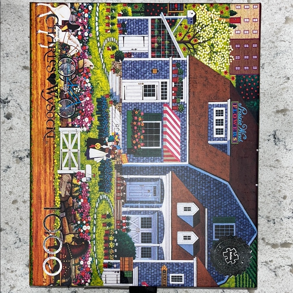 Charles Wysocki “Prairie Wind Flowers” 1000 piece puzzle Silver Select Edition